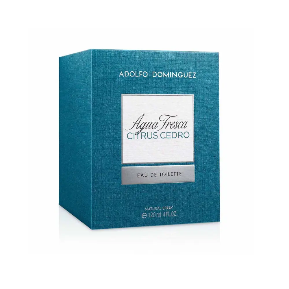 AGUA FRESCA CITRUS CEDRO 120 ML (ADOLFO DOMINGUEZ) - Imagen 3