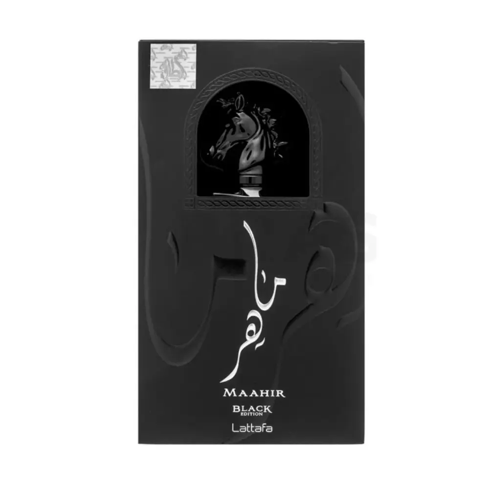 MAAHIR BLACK EDITION 100 ML (LATTAFA) - Imagen 2