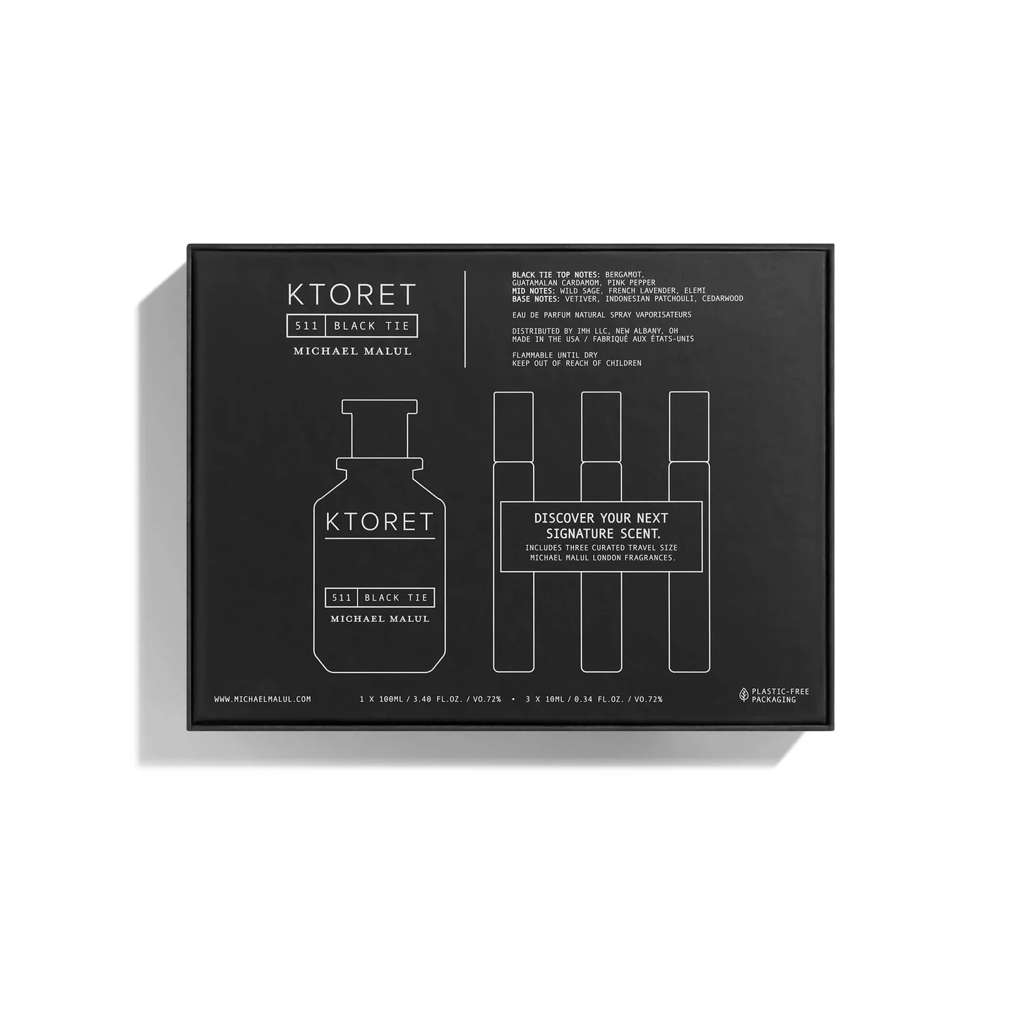 SET 4 PZAS KTORET 511 BLACK TIE - Imagen 2